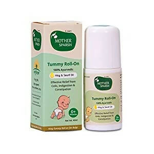 Mother Sparsh Tummy Roll On Hing & Saunf Oil 