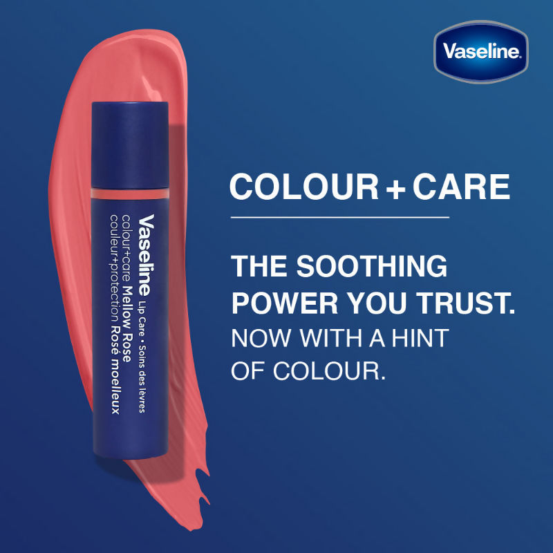 Vaseline Lip Care Colour + Care Tinted Lip Balm Stick - Mellow Rose  Grab2Buy Vaseline Grab2Buy