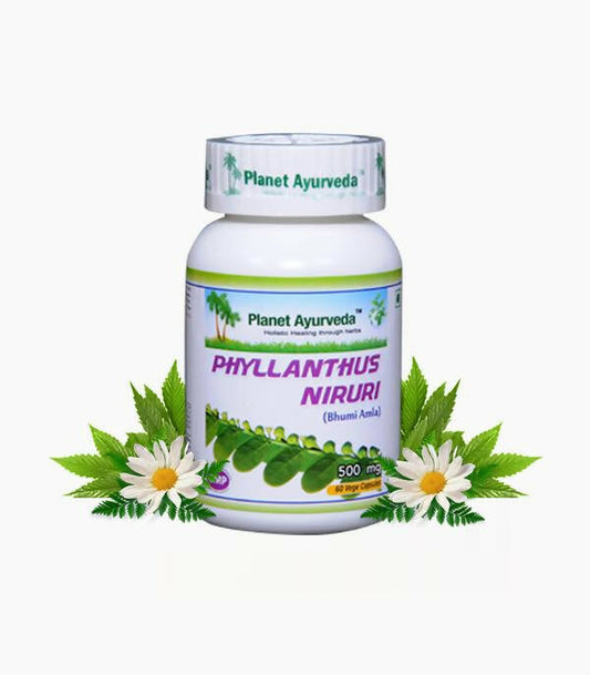 Planet Ayurveda Phyllanthus Niruri Capsules - Grab2buy