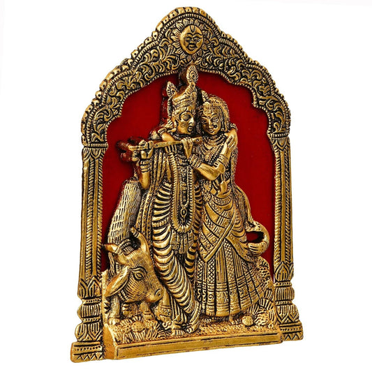Webelkart Premium Metal Radha Krishna Idol - Grab2buy