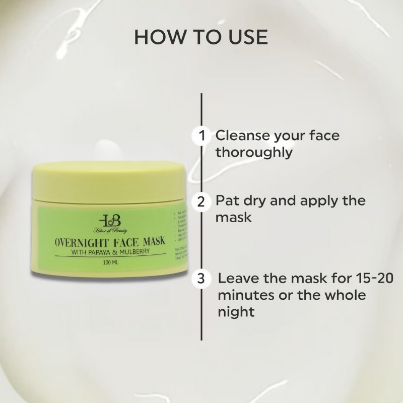 House of Beauty Overnight Face Mask 