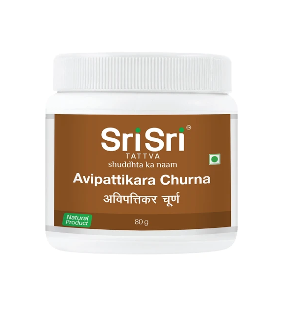 Sri Sri Tattva Ayurvedic Avipattikara Churna – Digestive Care 80g for digestive system acidity headache vomiting 