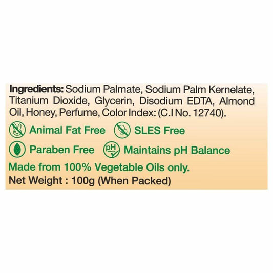Sri Sri Tattva Almond Honey Soap Ingredients