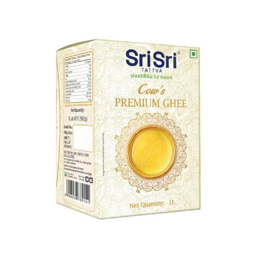Sri Sri Tattva Cow’s Premium Ghee | Premium Cow Ghee for Better Digestion and Immunity | Pure and Natural Desi Ghee 