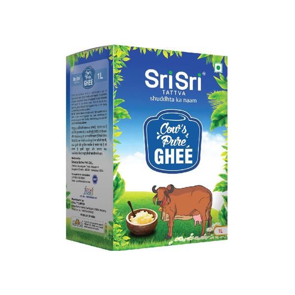 Sri Sri Tattva Cow's Pure Ghee | Pure Cow Ghee for Better Digestion and Immunity | Pure A2 Cow Ghee 