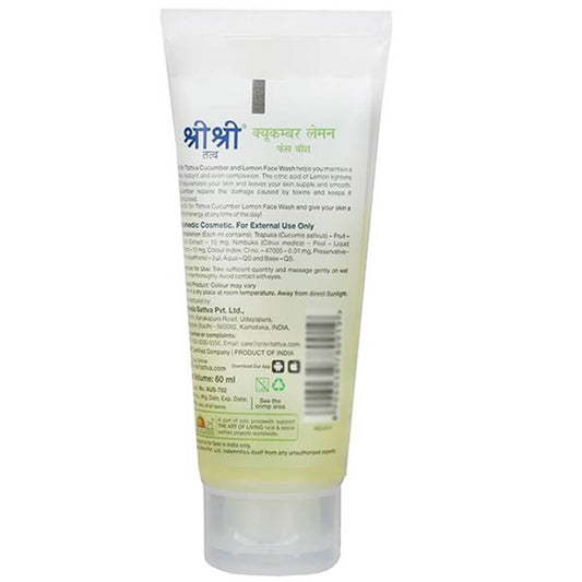 Sri Sri Tattva Cucumber & Lemon Face Wash 60 ml