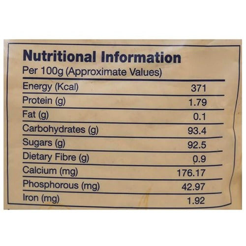Sri Sri Tattva Organic Jaggery Nutritional
