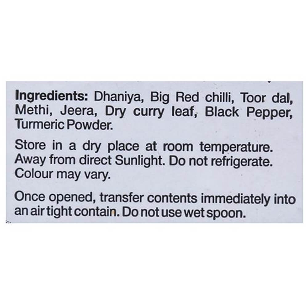 Sri Sri Tattva Rasam Powder Ingredients