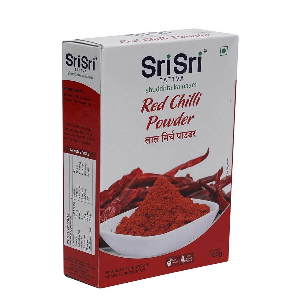 Sri Sri Tattva Red Chilli Powder Ingredients