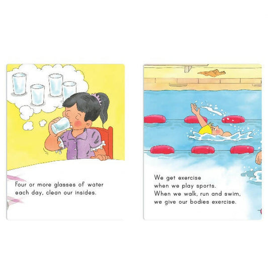 Jolly Scholars Physical Well Being Hardbound 8 in 1 Stories Book for Kids| Promote Physical Health Activity, Fitness & Exercise| Ages 3-6 Years