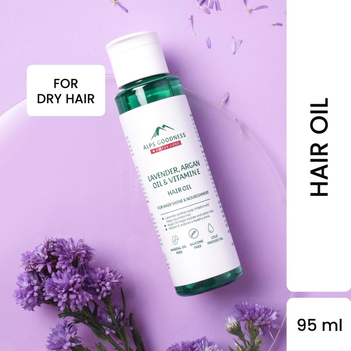 Alps Goodness Lavender, Argan Oil & Vitamin E Hair Oil 