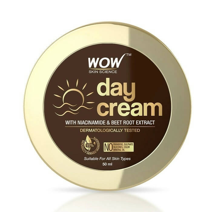 Wow Skin Science Day Cream With Niacinamide & Beetroot Extract 
