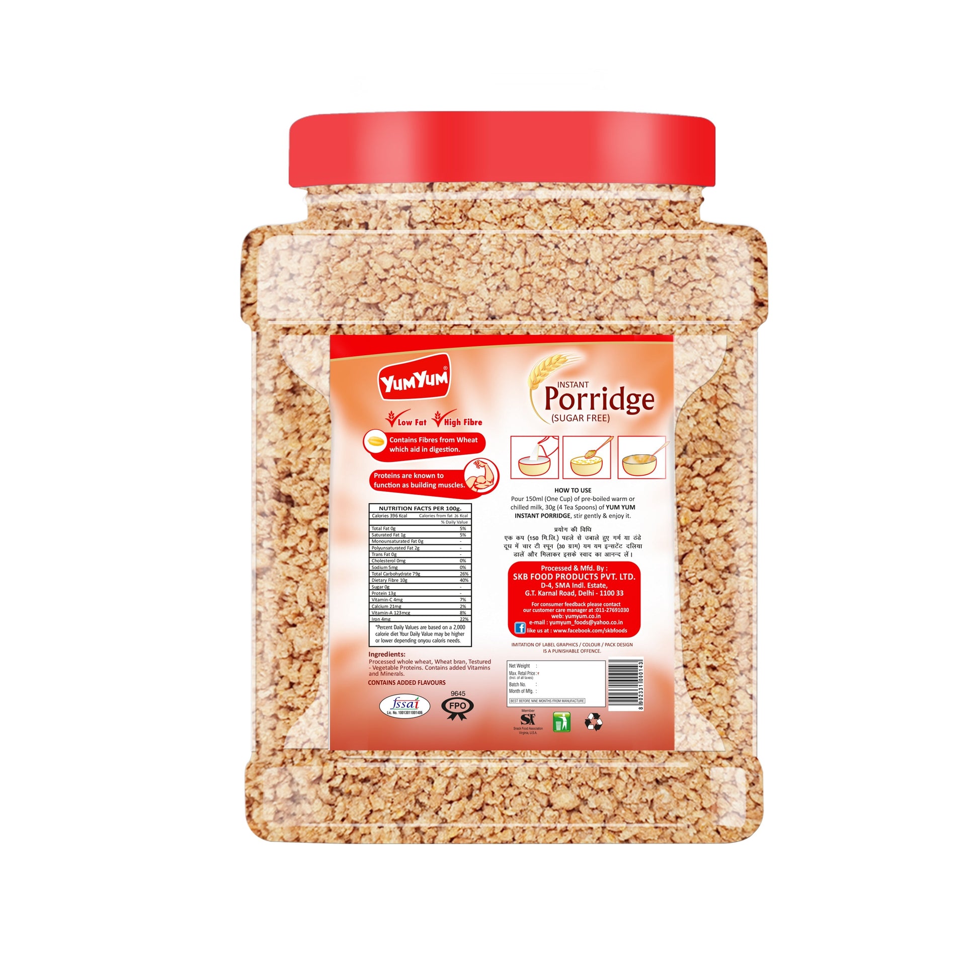 Yum Yum Instant Zero Added Sugar Porridge Jar  Grab2Buy Yum Yum Grab2Buy