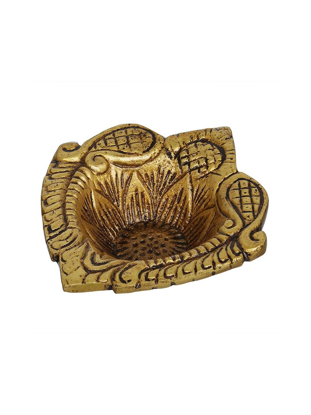 Grab2Buy Beige Ethnic Design Diyas 