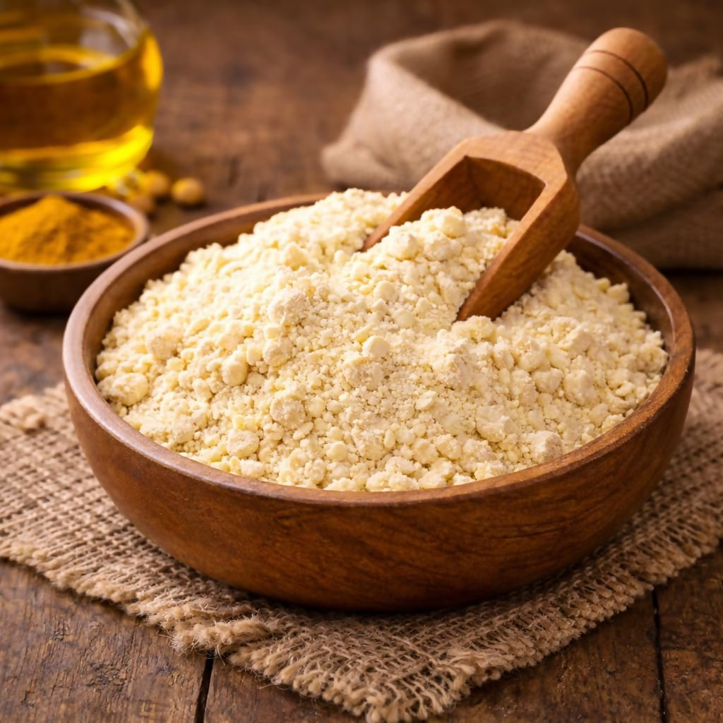 Village-Organica Besan Stone Grounded Unpolished Gram Flour  Grab2Buy Village-Organica Grab2Buy