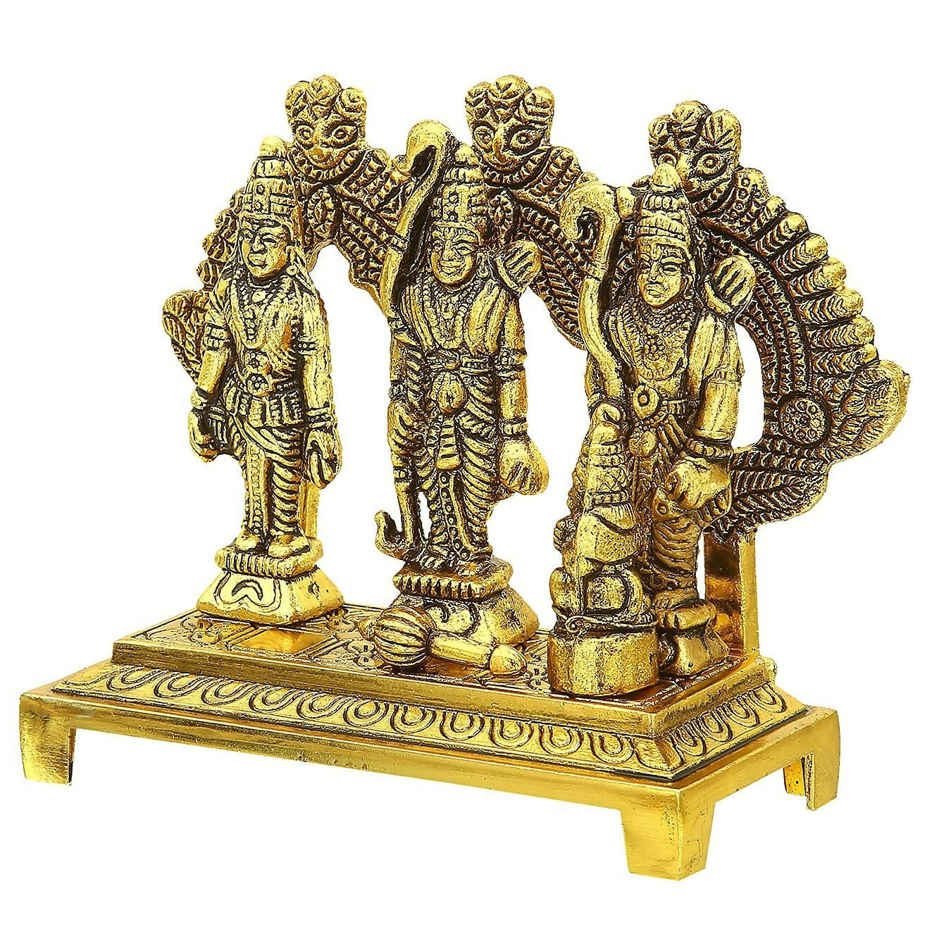 Craftam Metal Shri Ram Darbar With Hanuman Ji - Grab2buy