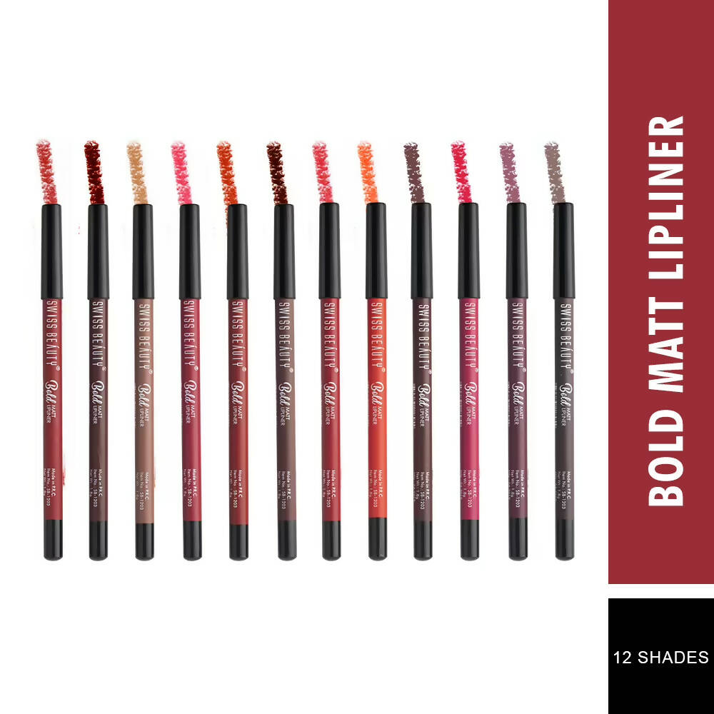 Swiss Beauty Bold Matt Lip Liner Set 
