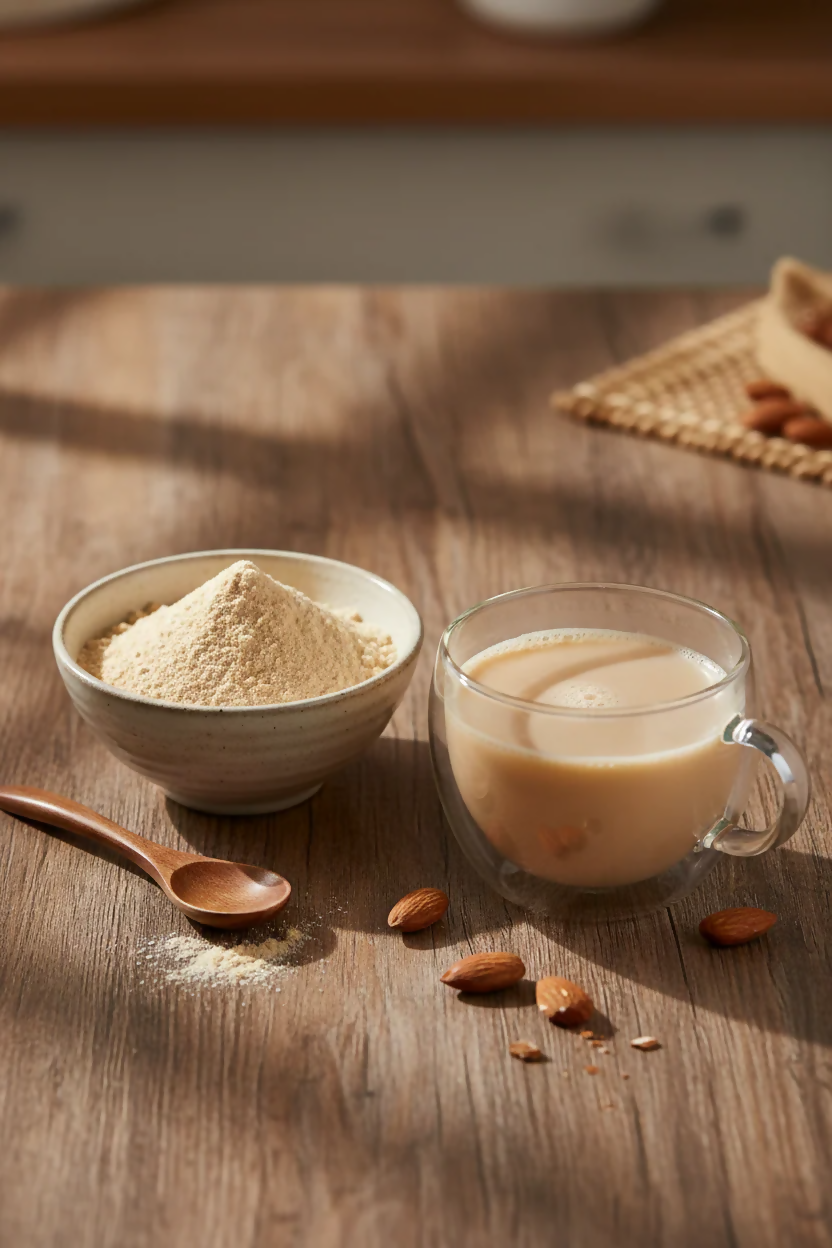 VedaRasa Badam Milk Powder Instant Almond Drink Mix  Grab2Buy VedaRasa Grab2Buy