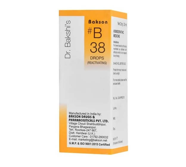 Bakson's Homeopathy B38 Drops 