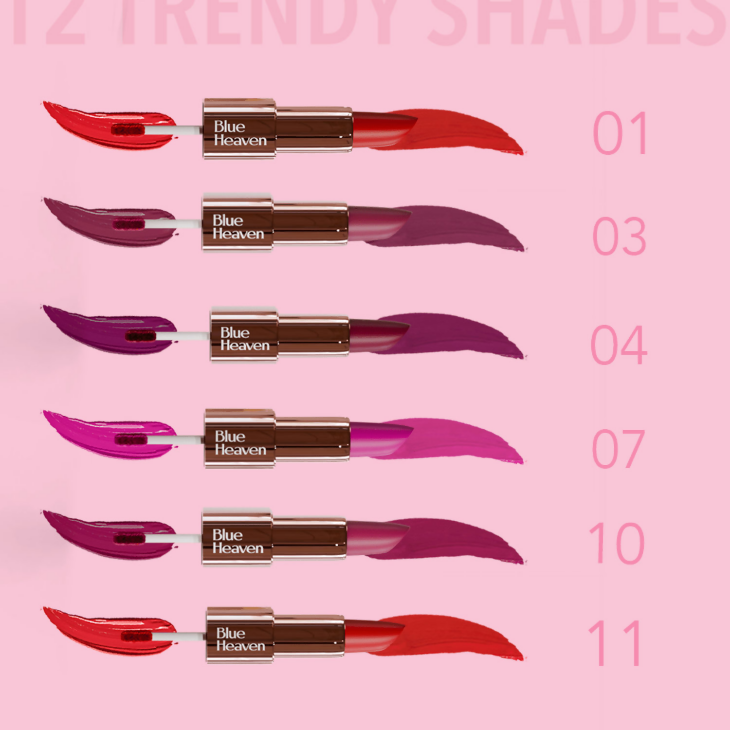Blue Heaven Love Duo 2 In 1 Dual Sided Lipstick - 03 