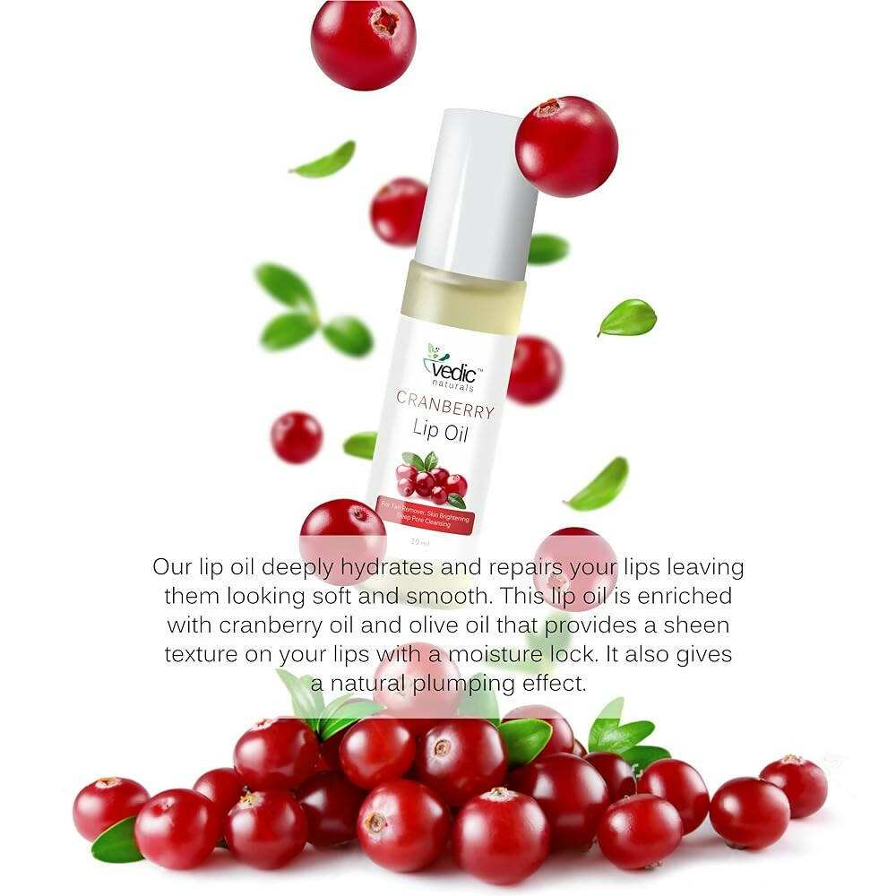 Vedic Naturals Cranberry Lip Oil  Grab2Buy Vedic Naturals Grab2Buy