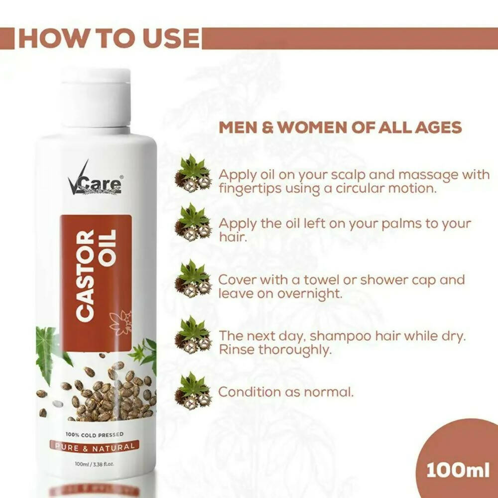 VCare Castor Oil For Hair - Grab2buy