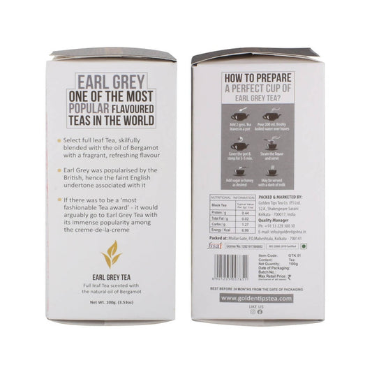Golden Tips Earl Grey Tea Loose Leaf - Grab2buy