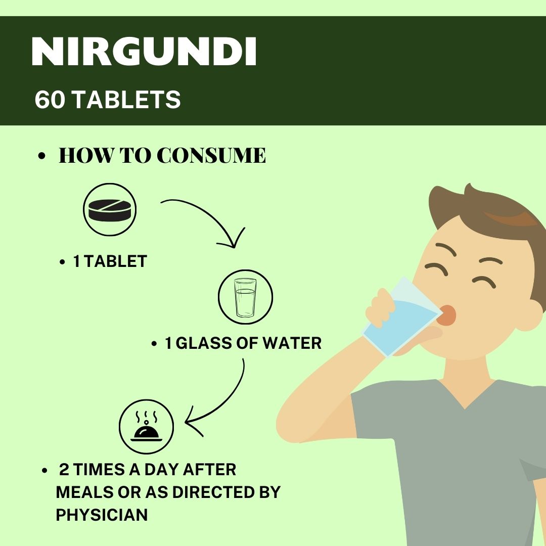 Herbal Hills Nirgundi Joint Care Tablets - 60 Tablets 