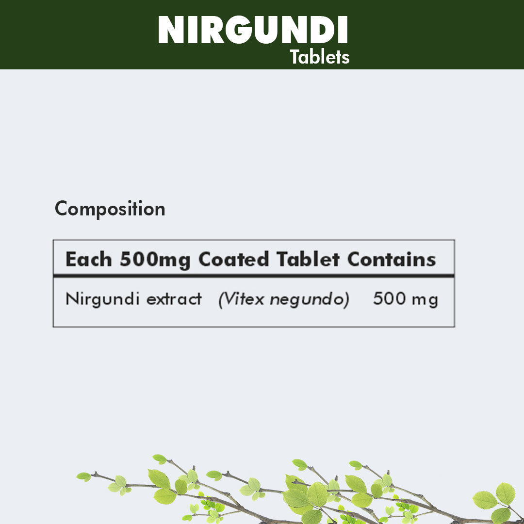 Herbal Hills Nirgundi Joint Care Tablets - 60 Tablets 