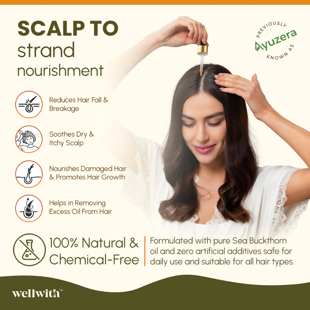 Wellwith Sea Buckthorn Nourishing Oil  Grab2Buy Wellwith Grab2Buy