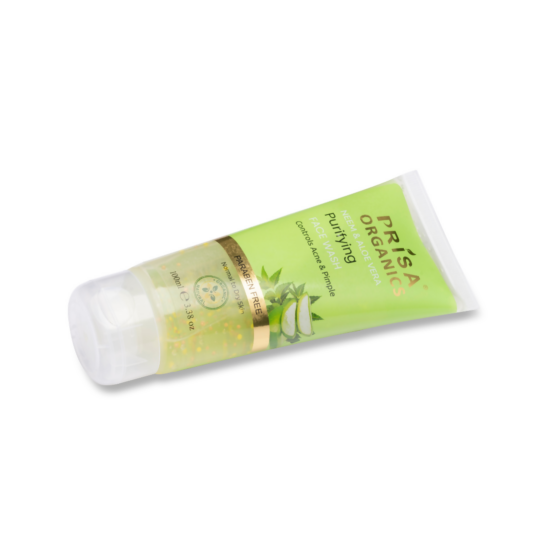 Prisa Organics Neem & Aloe Vera Purifying Face Wash - Grab2buy