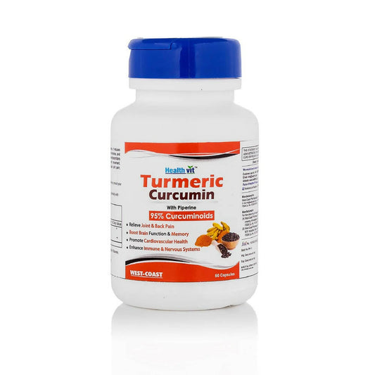 Healthvit Ultra-Pure Turmeric Curcumin Capsules - Grab2buy