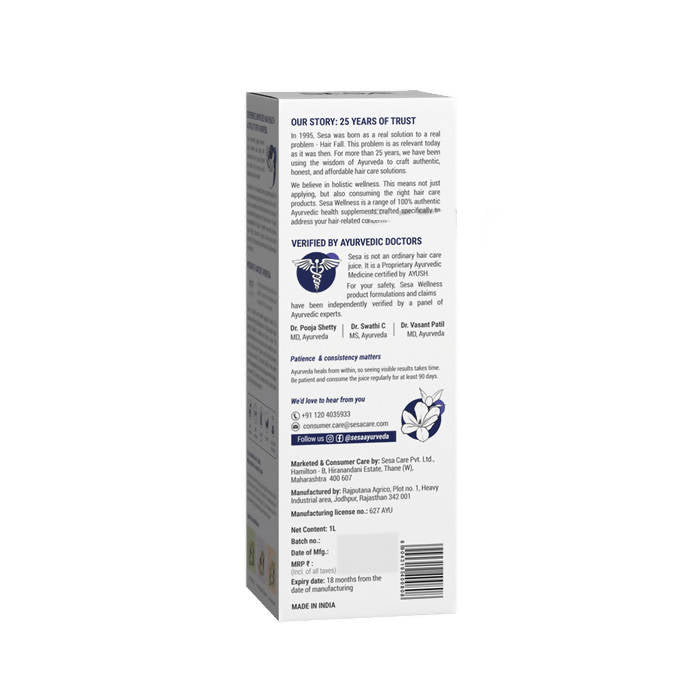 Sesa Ayurvedic Hair & Vitality Booster for Men Juice 