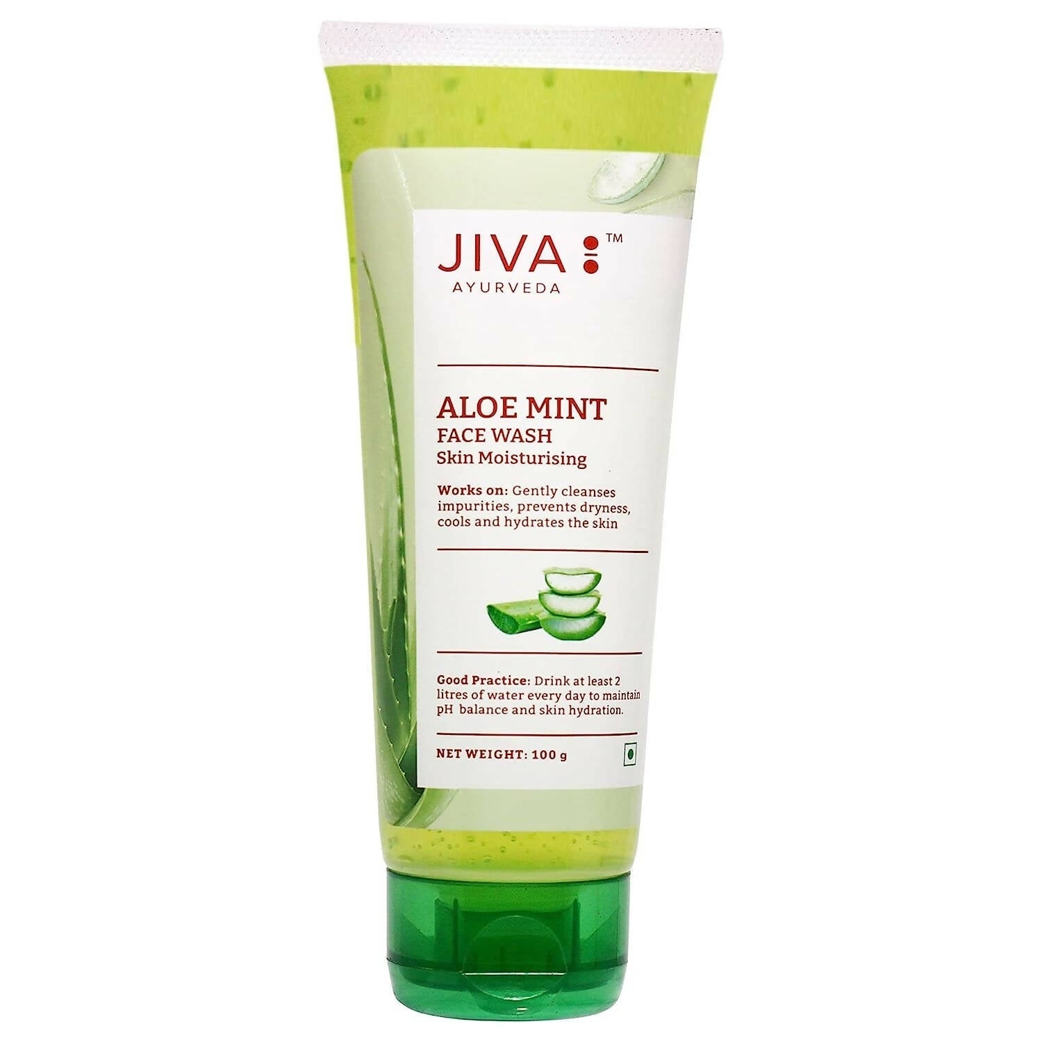 Jiva Ayurveda Aloe Mint Facewash 
