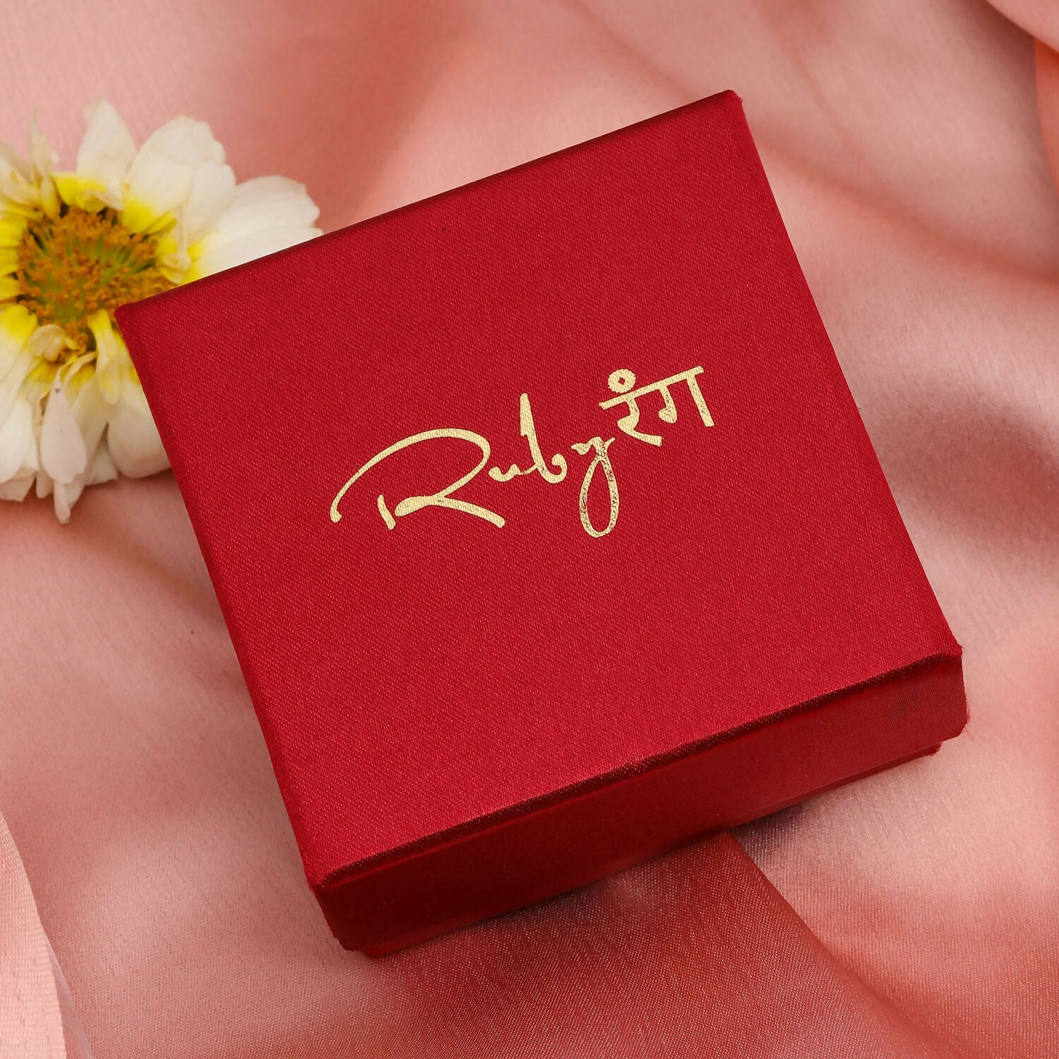 Round Kundan Studs (Gold) - Ruby Raang