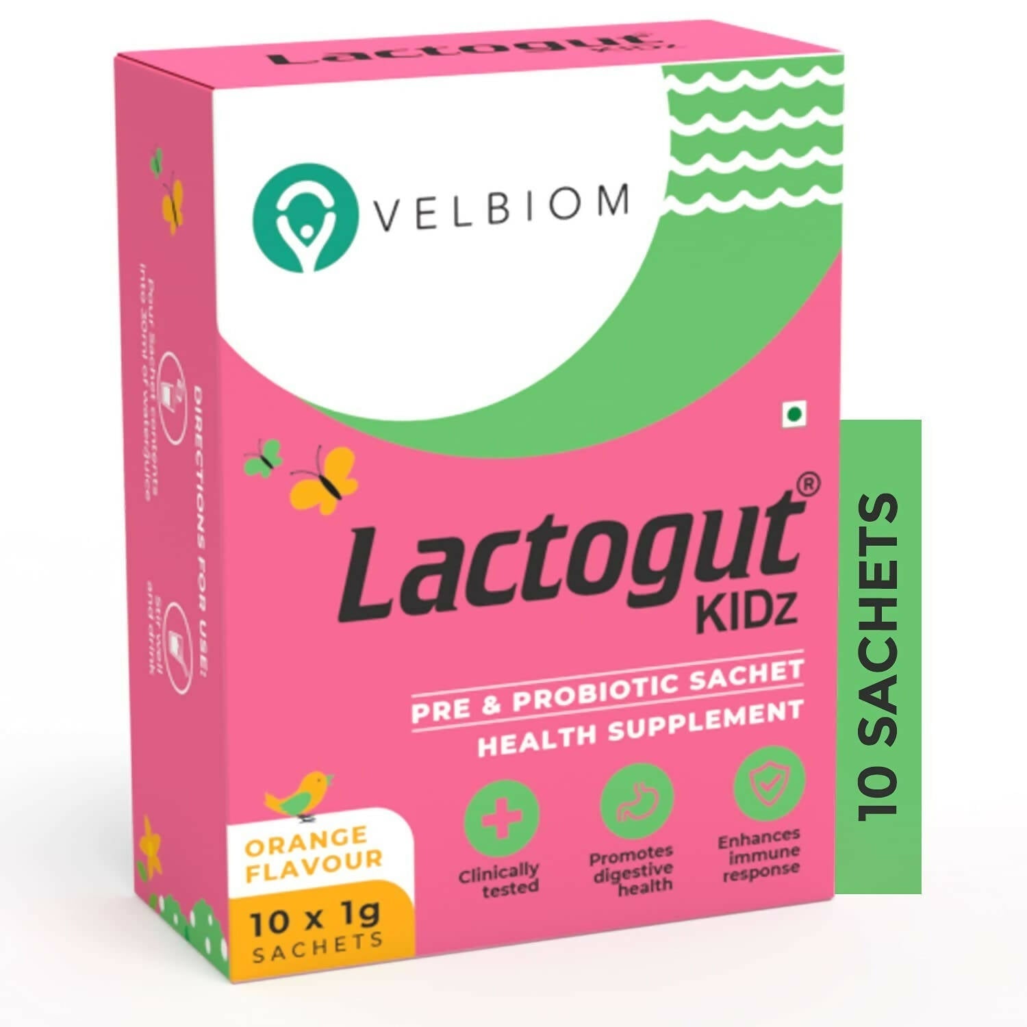 Velbiom Lactogut Kidz Probiotics Powder For Kids 