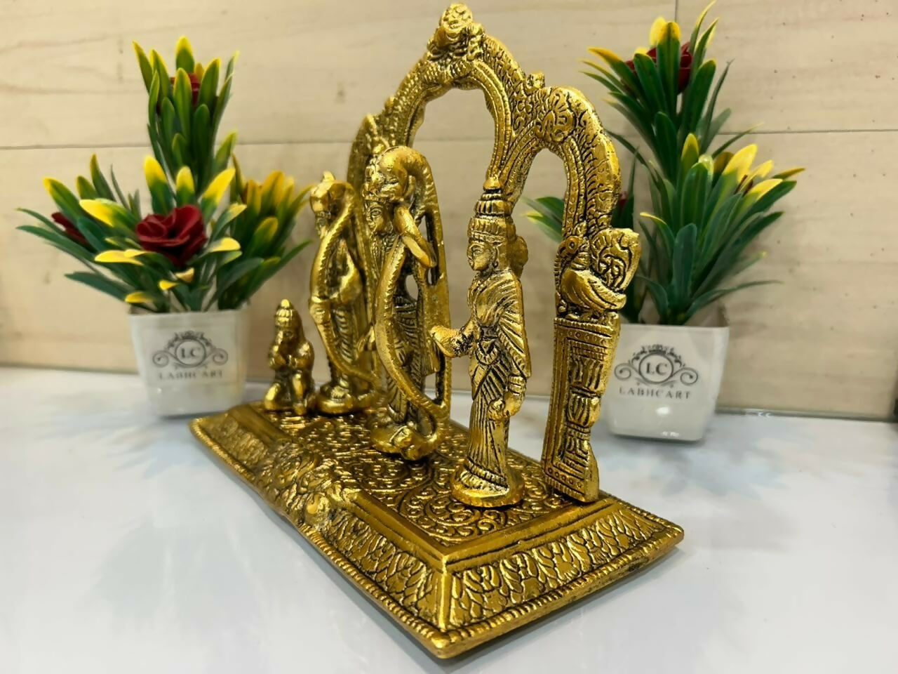Labhcart Metal Ram Darbar Statue Set - Grab2buy