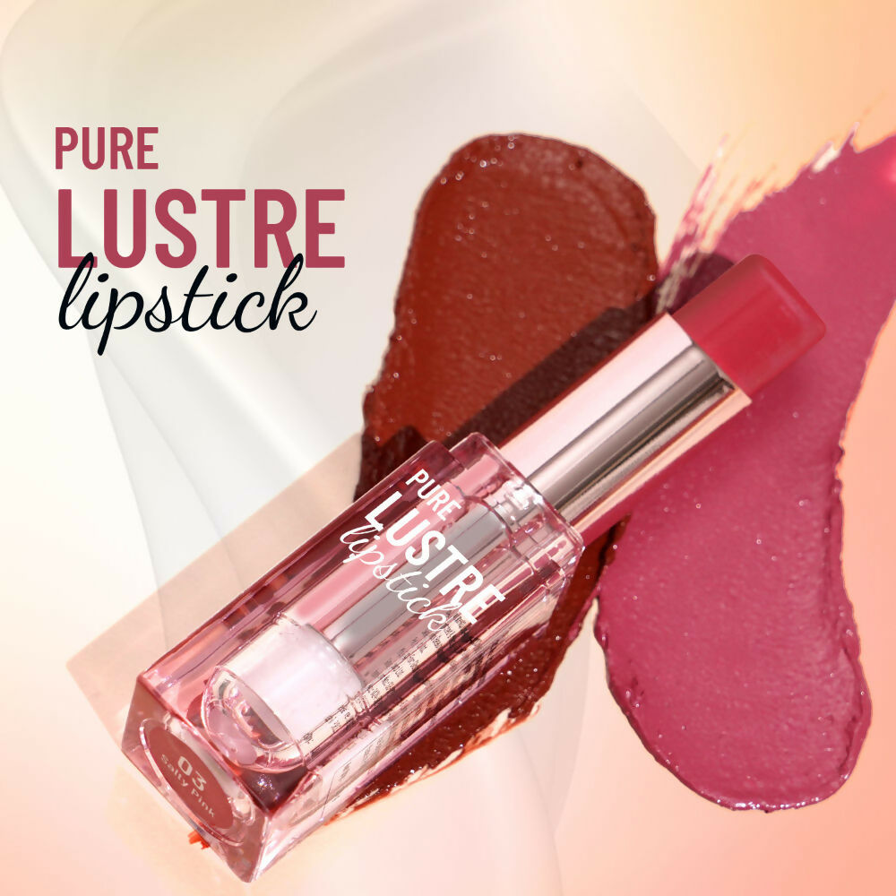 Swiss Beauty High Shine Finish Smooth Glide Pure Lustre Lipstick - 2 My Rose 