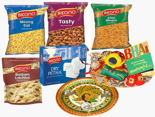 Bikano Namkeen Magic Rakhi Puja Thali - Distacart