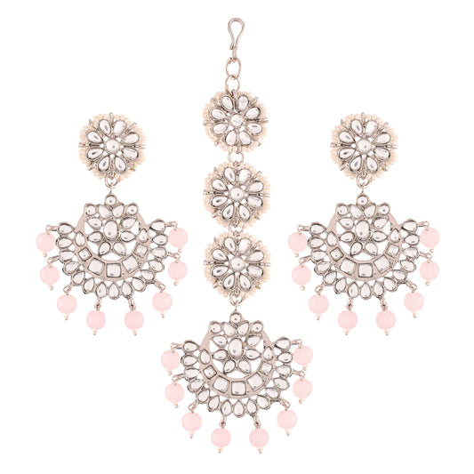 Shyama MaangTikka Earrings Set - Wahe Jewels