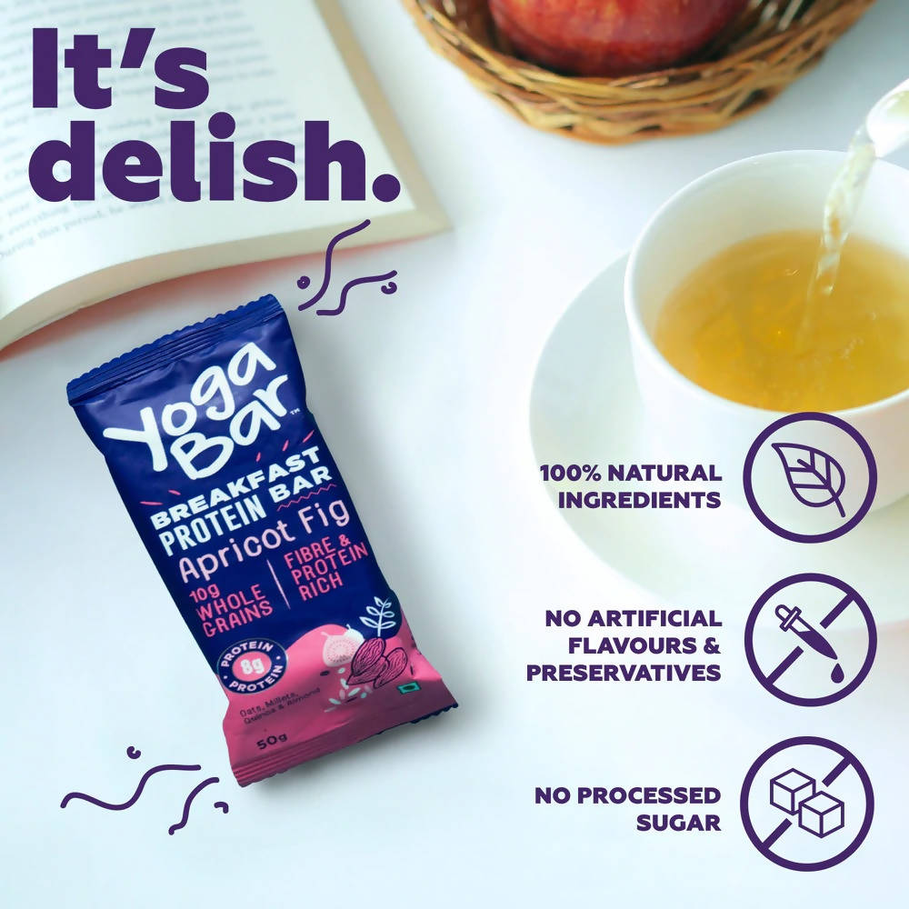 Yoga Bar Apricot Fig Breakfast Protein Bar  Grab2Buy Yoga Bar Grab2Buy