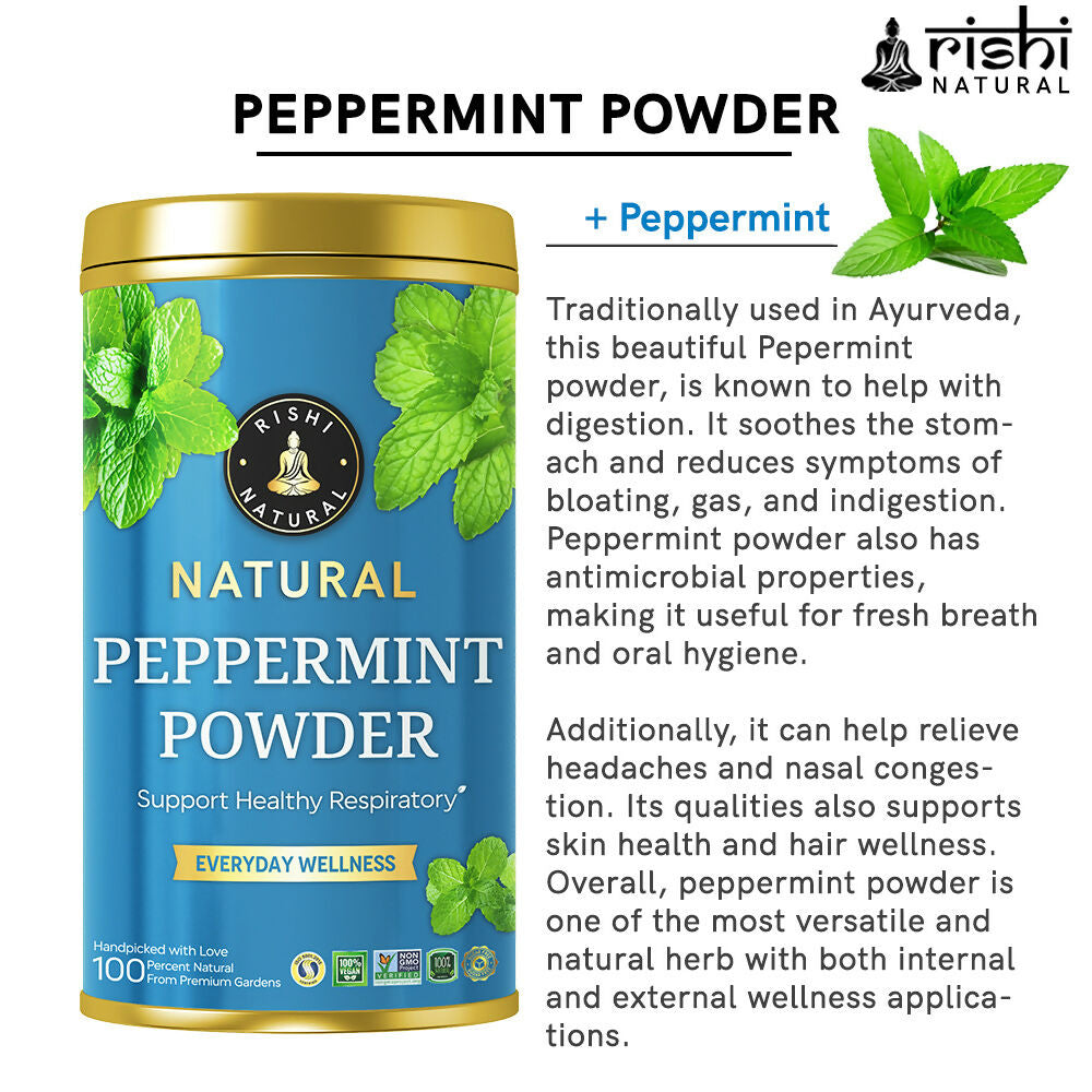 Rishi Natural Peppermint Leaf Powder 
