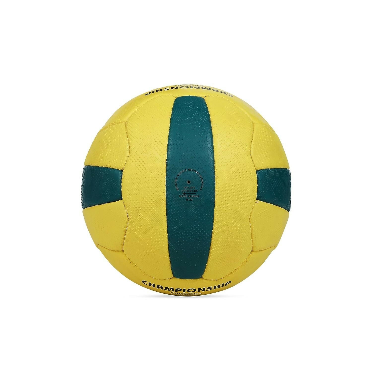 Cosco Rubber Throw Ball Size 5 (Yellow & Green) 