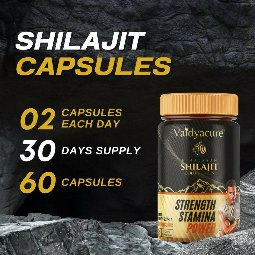 Vaidyacure Himalayan Sj Capsules - Grab2buy