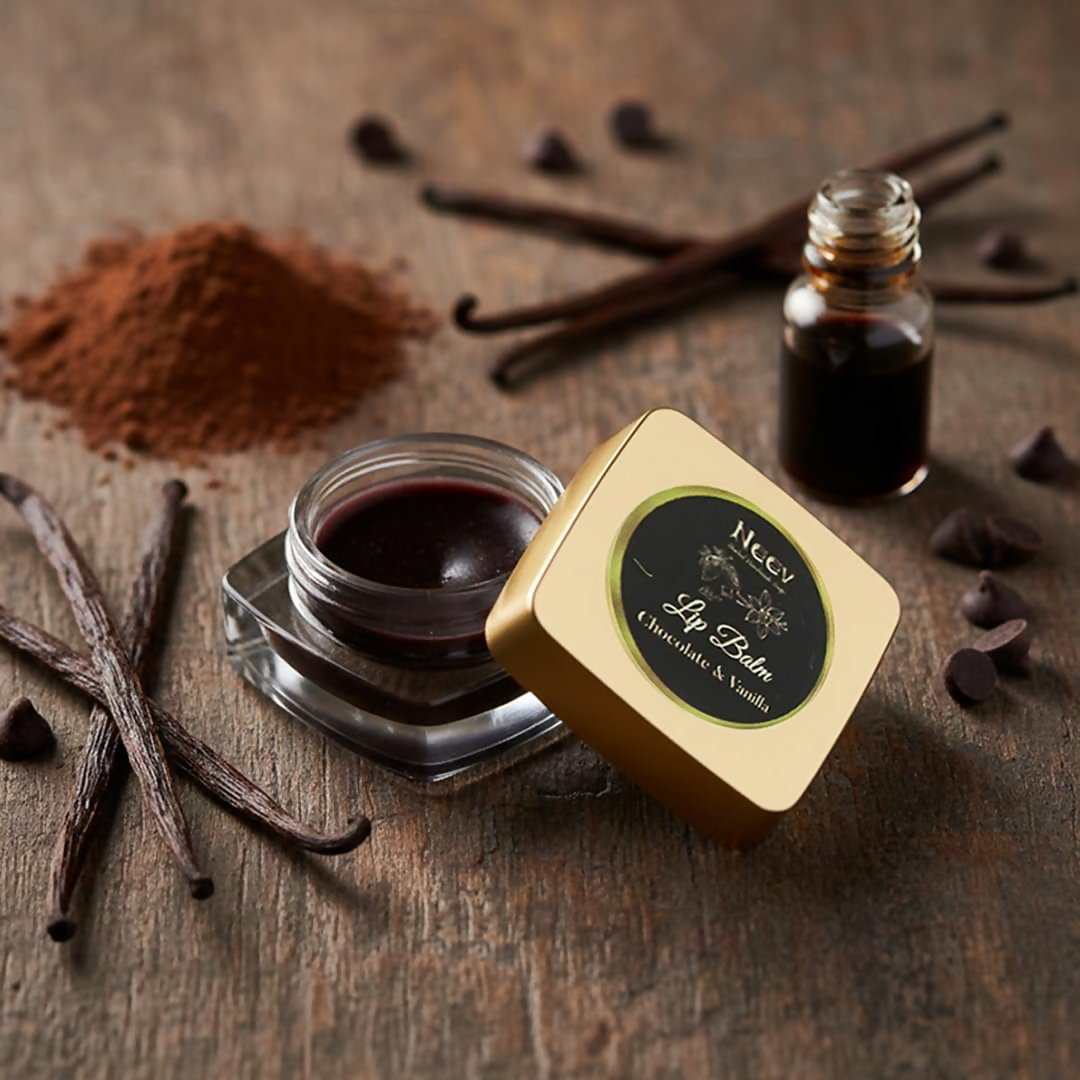 Neev Herbal Handmade Soaps Lip Balm (Chocolate & Vanilla)