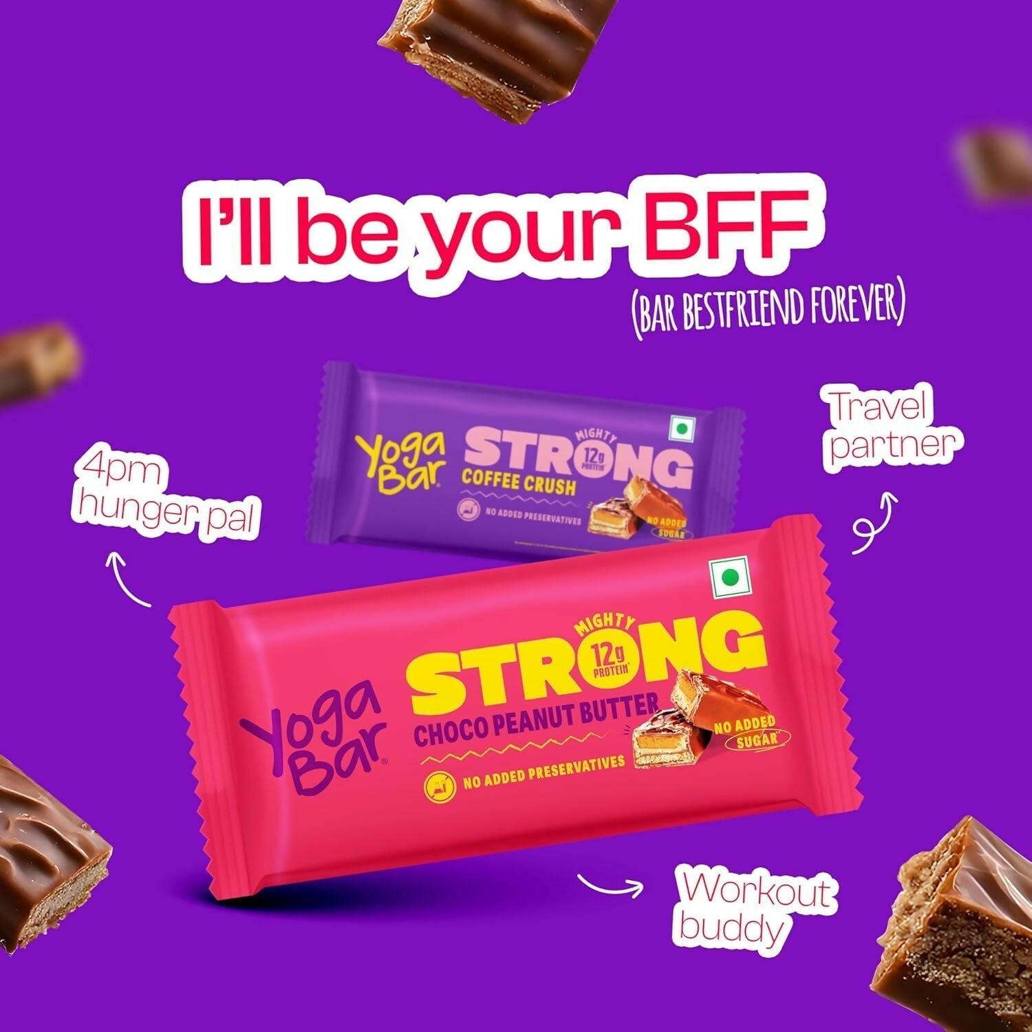 Yoga Bar Strong Choco Peanut Butter Bar  Grab2Buy Yoga Bar Grab2Buy