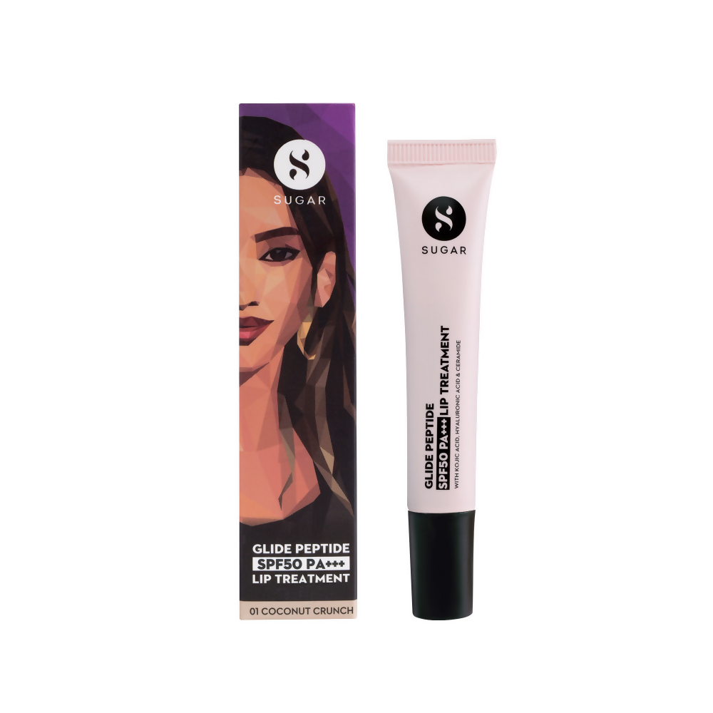 SUGAR Glide Peptide SPF50 PA+++ Lip Treatment - 01 Coconut Crunch 