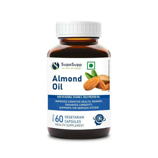 Sri Sri Tattva Supasupp Almond Oil Capsules - Grab2buy