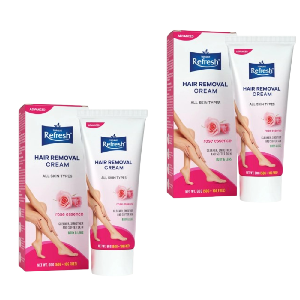Torque's Refresh Hair Removal Cream With Rose Essence 
