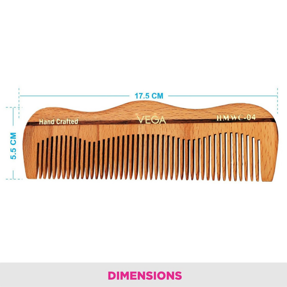 Vega Grooming Wooden Hair Comb - Handmade  Grab2Buy Vega Grab2Buy